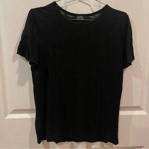 A.P.C. Black Short Sleeve Tee